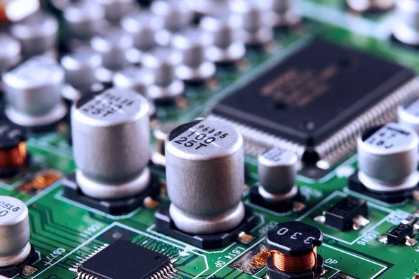 Electronic Circuit Board Close — Stock Photo, Image