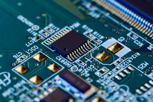 Electronic Circuit Board Close — Stock Photo, Image