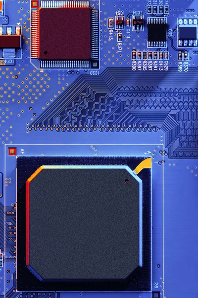 Carte Circuit Électronique Close — Photo