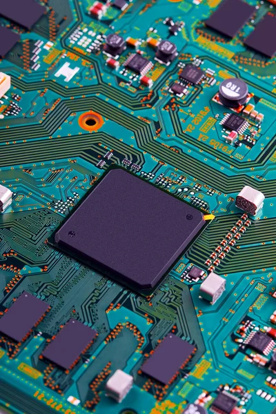 Electronic Circuit Board Close — Stock Photo, Image