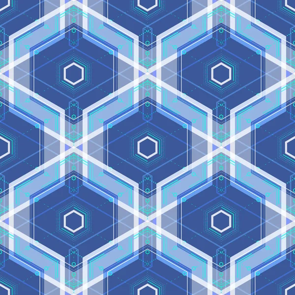 Fondo Futurista Abstracto Patrón Geométrico Alta Tecnología Fondo Tecnológico — Vector de stock