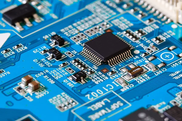 Zamykanie obwodów elektronicznych. — Zdjęcie stockowe