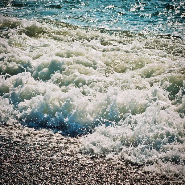 Meereswelle und Küste — Stockfoto