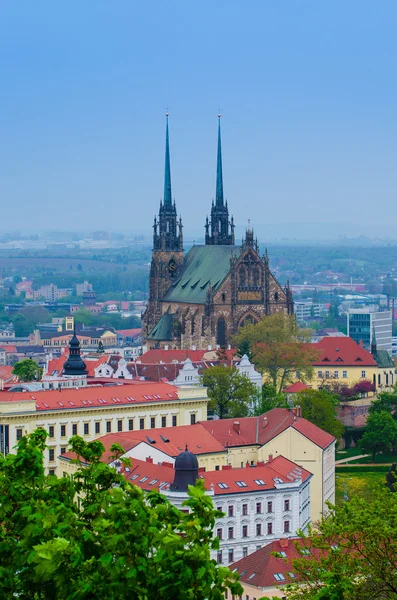 Vue sur la ville Brno, République tchèque — Photo