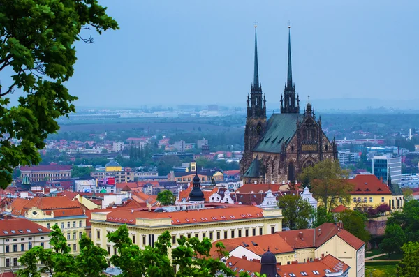 Vista de la ciudad Brno, República Checa — Foto de Stock