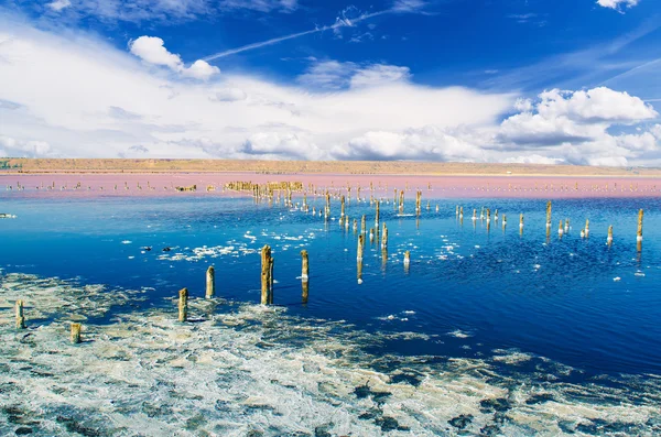 Lindo lago salgado — Fotografia de Stock
