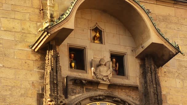 Reloj astronómico de Praga — Vídeos de Stock