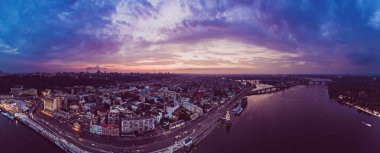 Dnipro 'da günbatımı