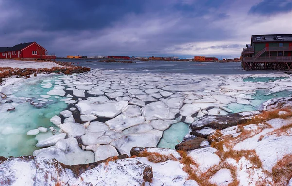 Χειμερινό τοπίο Νορβηγίας — Φωτογραφία Αρχείου