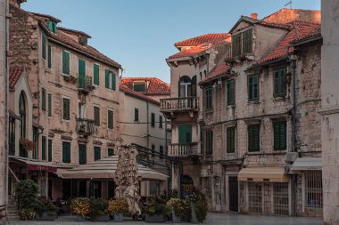 Hırvatistan 'ın Split kentinde meyve meydanı