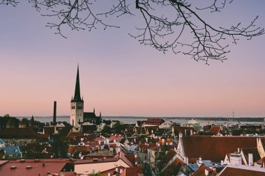 Tallinn 'de günbatımı