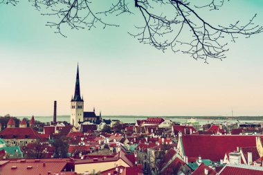 Tallinn 'de günbatımı