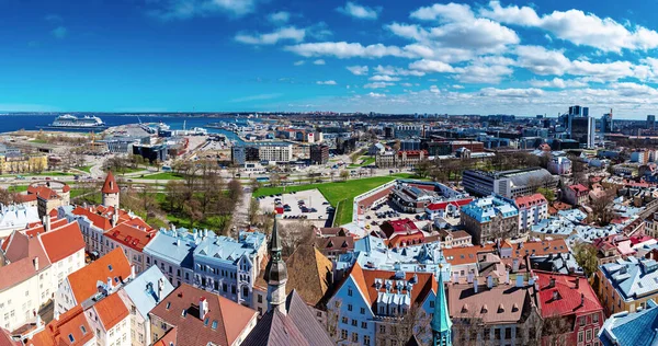 Old Tallinn panorama — Stock Photo, Image