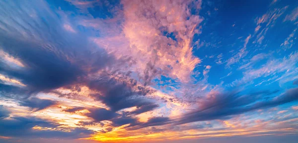 Pôr do sol céu padrão — Fotografia de Stock