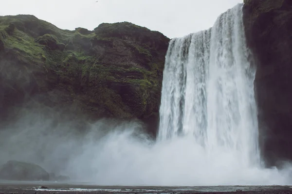 Scogafoss vattenfall på Island — Stockfoto