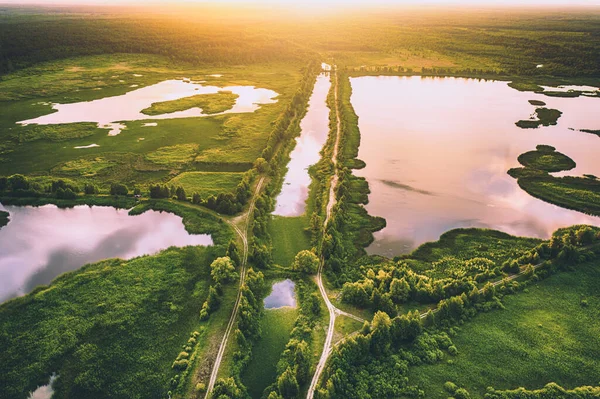 Kırsal yaz günbatımı