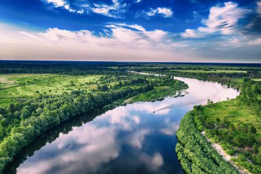 Kırsal yaz günbatımı