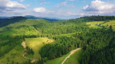 Karpatya dağ manzarası