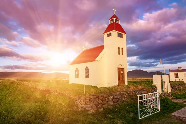 Holzkirche in Island — Stockfoto