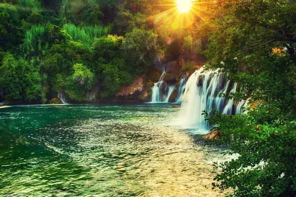 Водопады Крки — стоковое фото