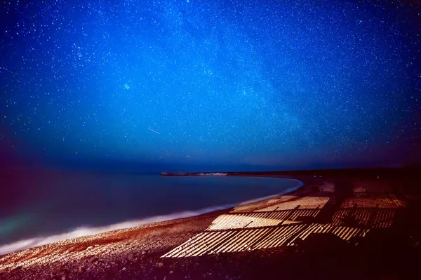 Cyprus starry night Stock Picture