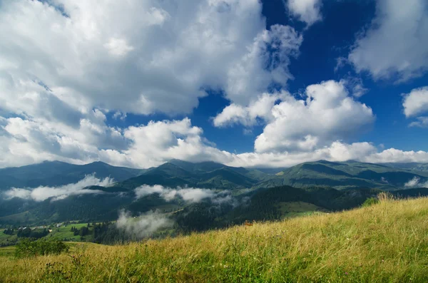 Paisaje montañoso Cárpatos — Foto de Stock