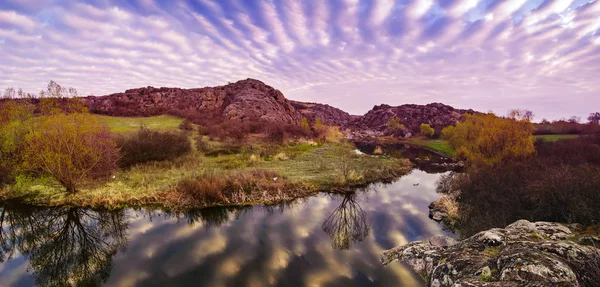 Lever de soleil au panorama du canyon — Photo