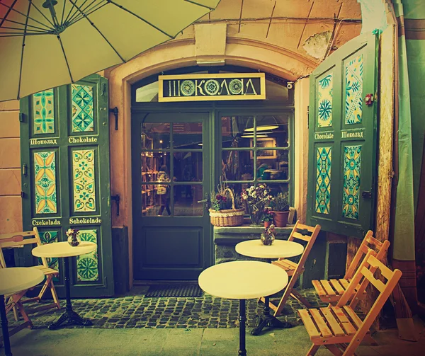 Café dans le Lviv — Photo