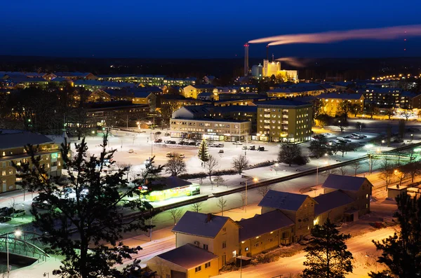 Вид на маленькому містечку Шведська — стокове фото