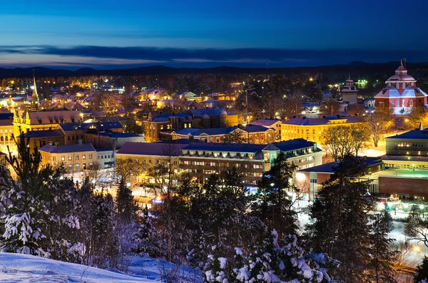 View of small swedish town — Stock Photo, Image