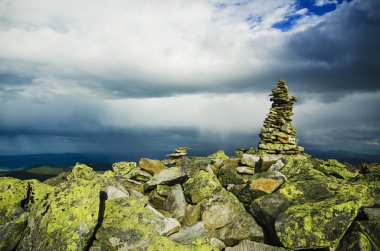Karpatya dağ manzarası