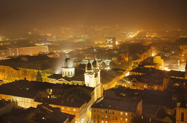 Noche Lviv — Foto de Stock