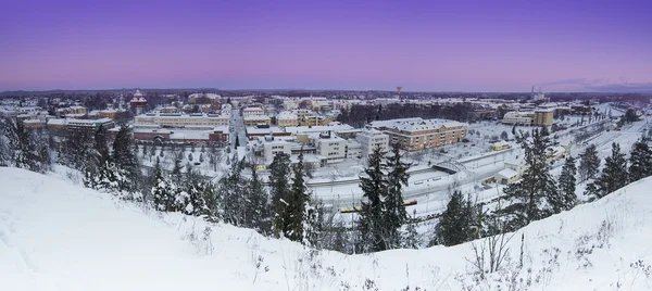 View of small swedish town — Stock Photo, Image