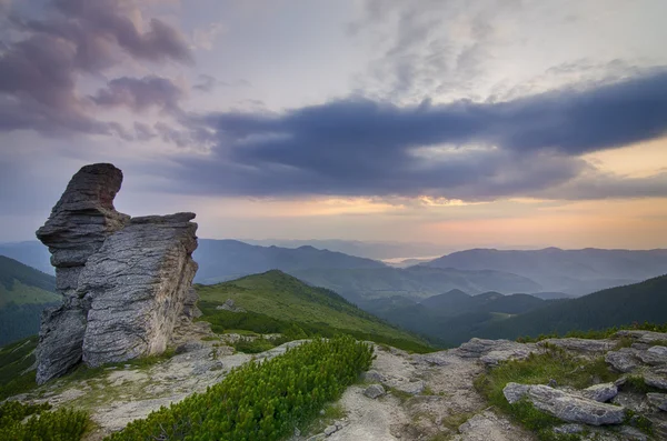 Bergzonsopgang — Stockfoto