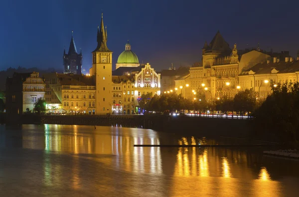 Praga de noche —  Fotos de Stock