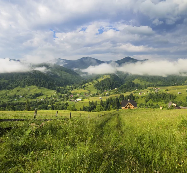 Horská letní krajina — Stock fotografie