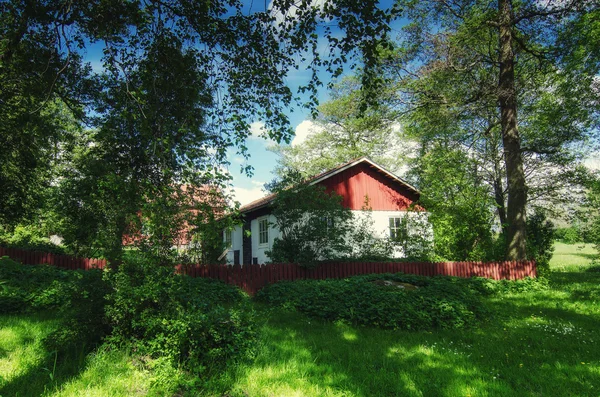 Scandinavian traditional house — Stock Photo, Image