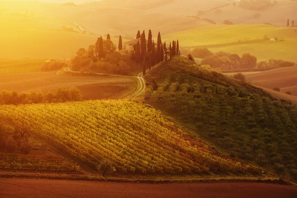 Схід сонця в Італії — стокове фото