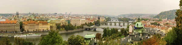 Praag Stad Panorama — Stockfoto