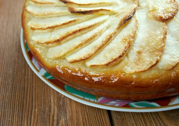 нормандский пирог с яблоками. Beignets normands aux pommes (нормандские яблочные. нормандский пирог. яблочный пирог с желе. нормандский яблочный тарт.