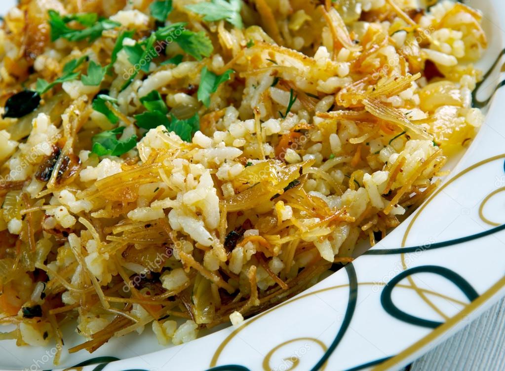 Turkish Pilaf Azerbaijan cuisine — Stock Photo © fanfon 87354898