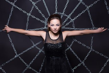 güzel esmer portresi