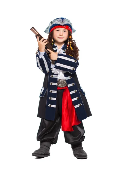 Niño vestido de pirata — Foto de Stock