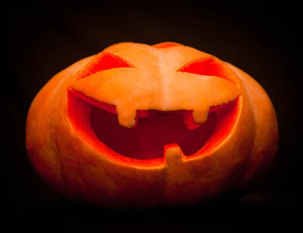 Halloween Jack-o-Lanterne græskar - Stock-foto