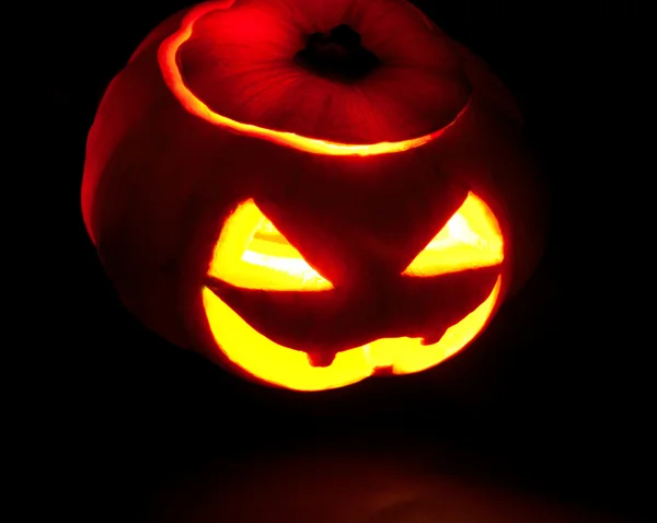Jack-o lucerna Halloween dýně — Stock fotografie