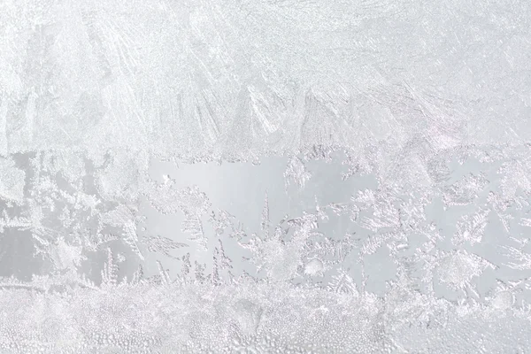 Background Frosty pattern on glass — Stock Photo, Image