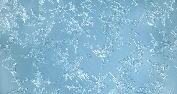 Background Frosty pattern on glass — Stock Photo, Image