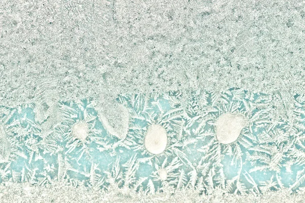 Background Frosty pattern on glass — Stock Photo, Image
