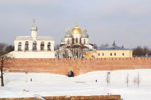 Россия. Великий Новгород. Кремль — стоковое фото