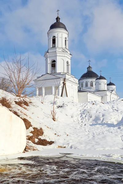 Православний собор Іллі пророка, Soltsy. Росія — стокове фото